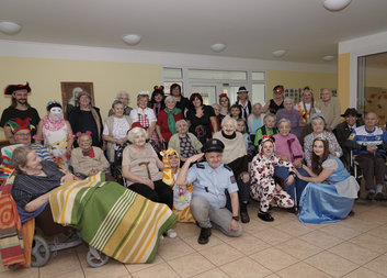 Masopust v Domě pokojného stáří svaté Ludmily