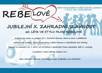 X. Zahradní slavnost Domu pokojného stáří svaté Ludmily