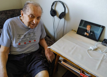 Projekt „Tablet od srdce“ a život v Domě pokojného stáří svaté Ludmily v době koronaviru