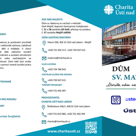 Leták Dům sv. Materny