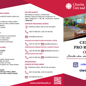 Leták Centrum pro rodinu Ovečka